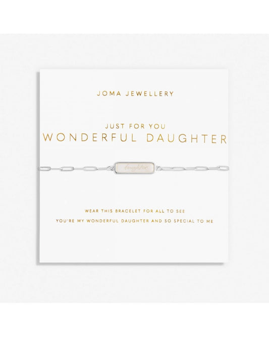 My Moments 'Just For You Wonderful Daughter' Bracelet