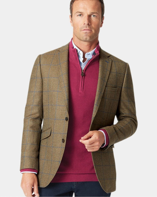 Breedon Pure New Wool Checked Jacket