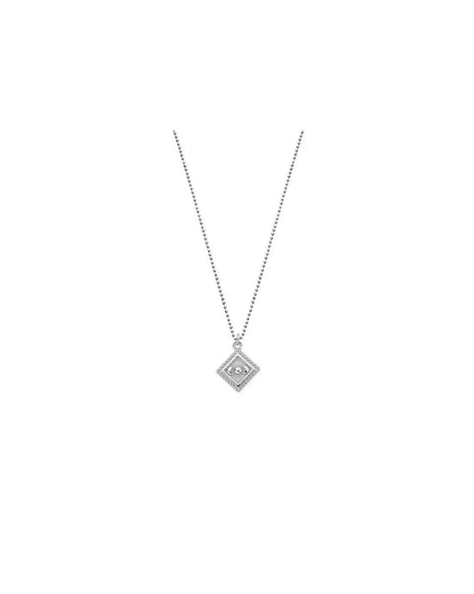 Diamond Cut Chain With Moon Magic Pendant