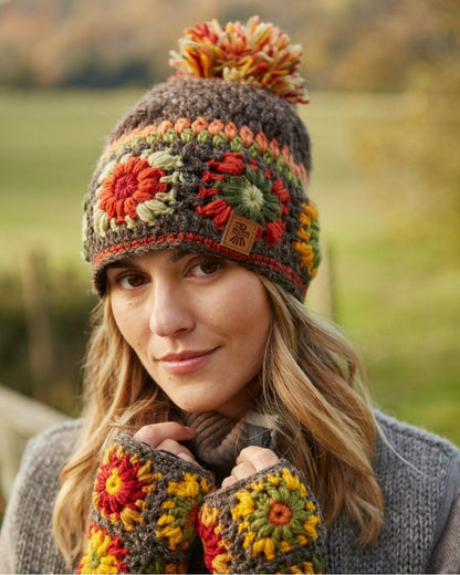 Woodstock Bobble Beanie Earth