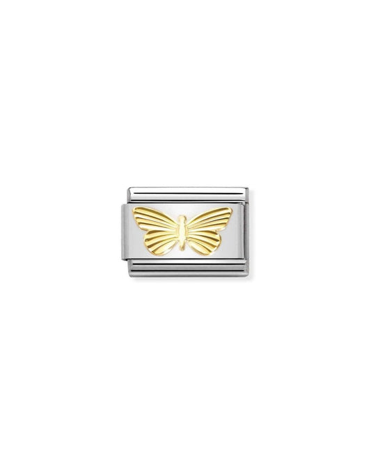 Composable Classic Link, Diamond-coated Butterfly