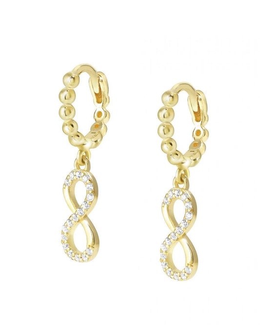 LOVECLOUD Earrings, Infinity Yellow Gold