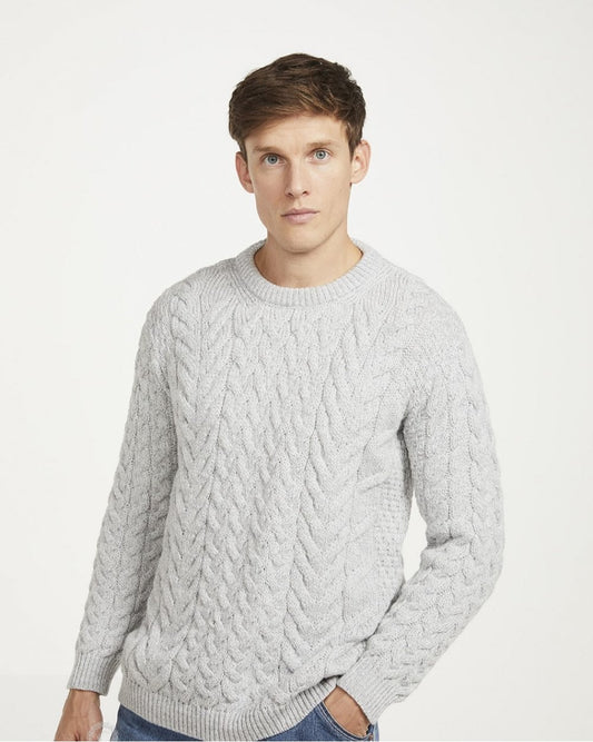 Omey Aran Crew Neck Sweater