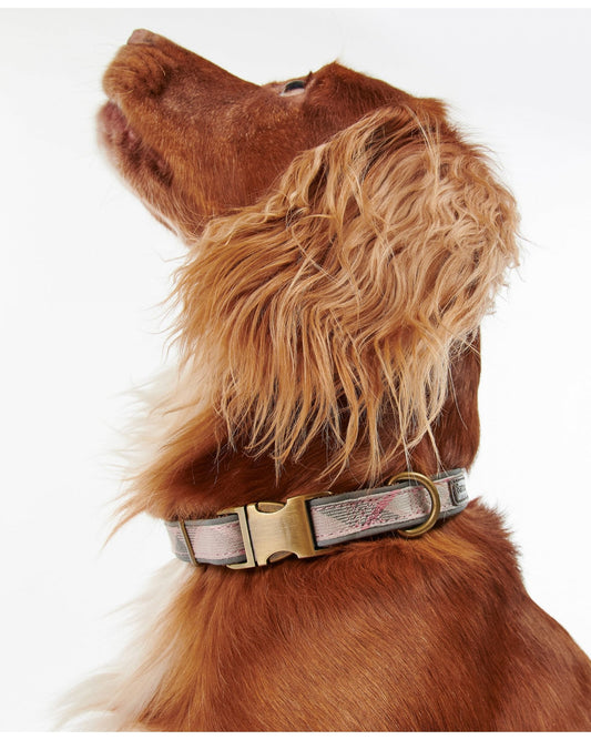 Barbour Reflective Tartan Dog Collar