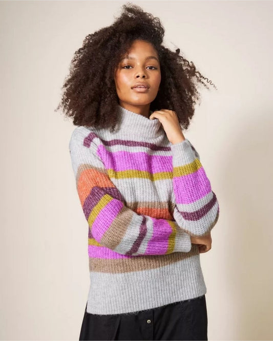 RAINBOW STRIPE JUMPER