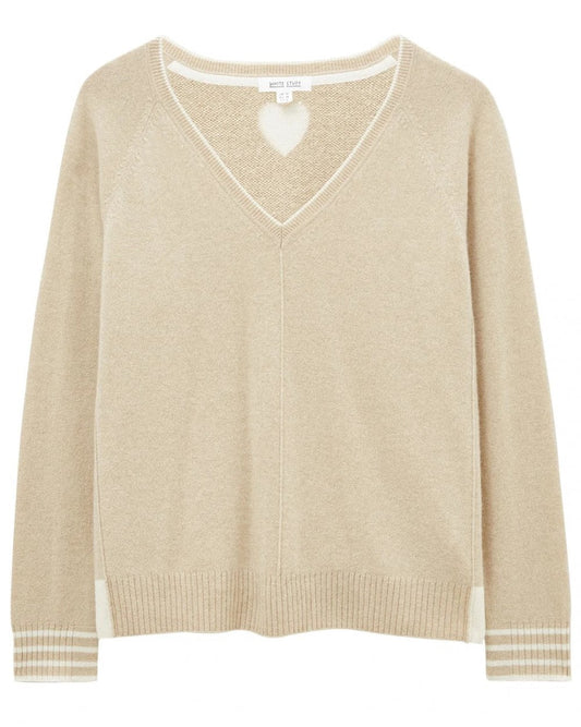 CLARA V NECK CASHMERE JUMPER