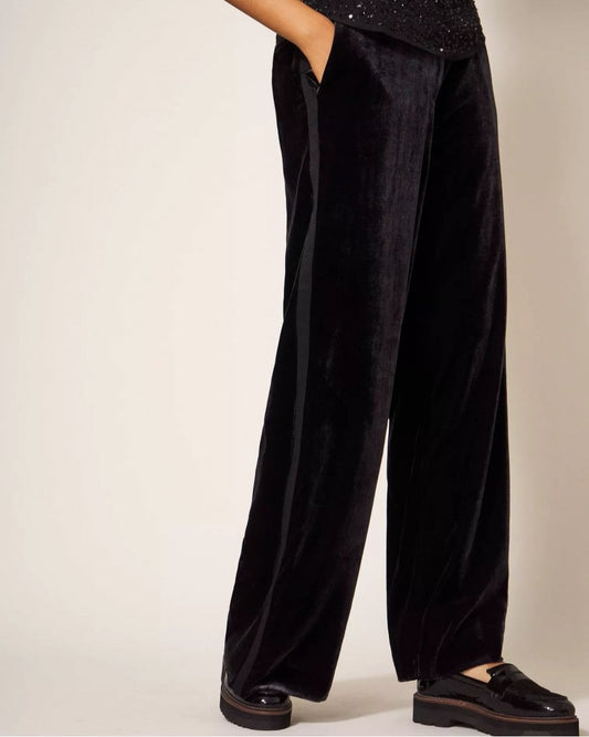 Jenny Velvet Wide Leg Trouser